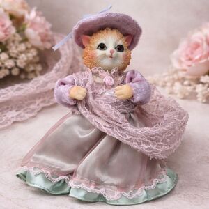 franklin Mint Colonial Cats 1980s Collection Cats Dressed as People 13 Colonies